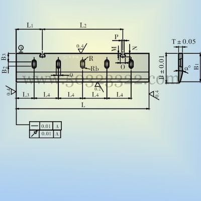 High handness board of cutter