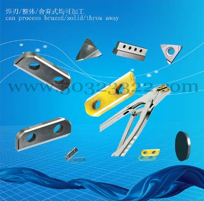 Carbide tips used in wire cutter