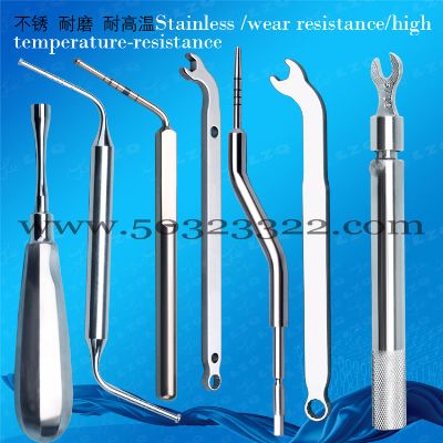 Medical, dental, dentistry and orthopedic Threaded Straight Handle