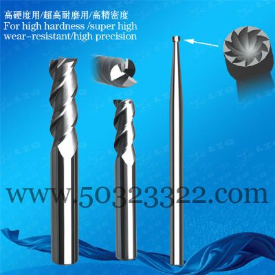 Half inner R drilling cutter, indent ball nose cutter,Concave ball nose cutter,