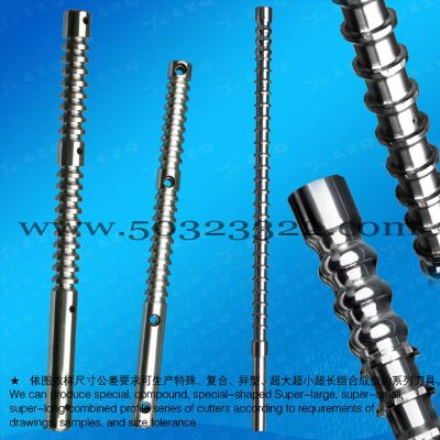 Tungsten steel rifling broach