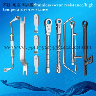 medical torque wrench， dental implant ratchet wrench， dental spring wrench