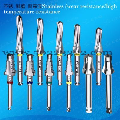 Medical drills for single use drills， Three Cutter Twist Drill， dental tapper drill