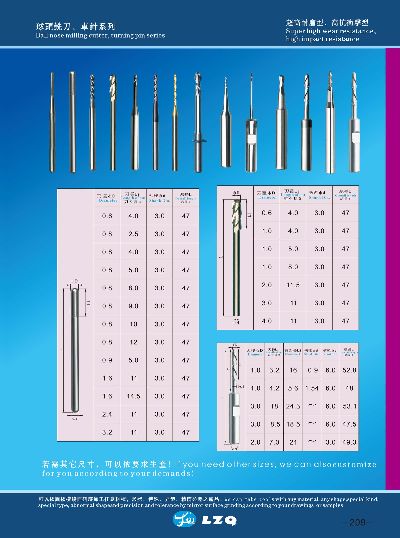 义齿车针规格表