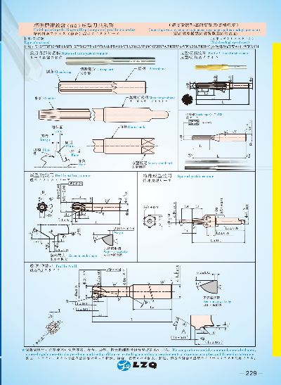 成型铣铰刀    229